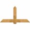 Ekena Millwork Eugene Rough Sawn Timber Gable Bracket, Western Red Cedar, 60"W x 32"H x 6"D x 6"F, 13/12 Pitch GBW060X32X0606EUG00RWR - alternate 1
